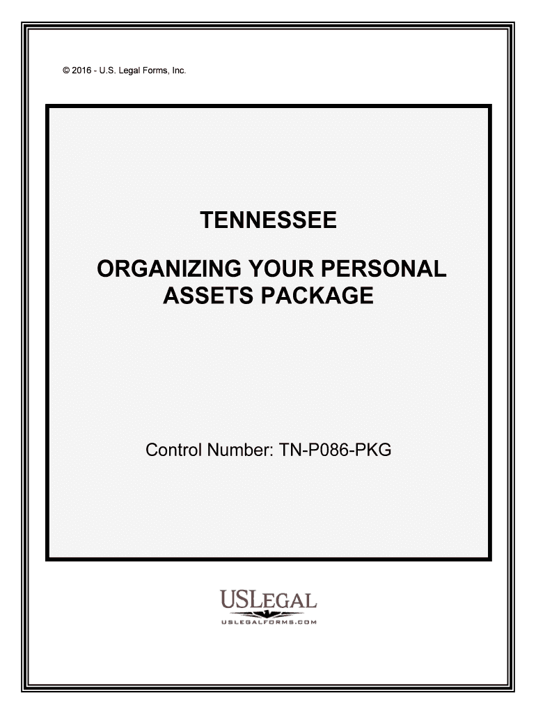 Control Number TN P086 PKG  Form
