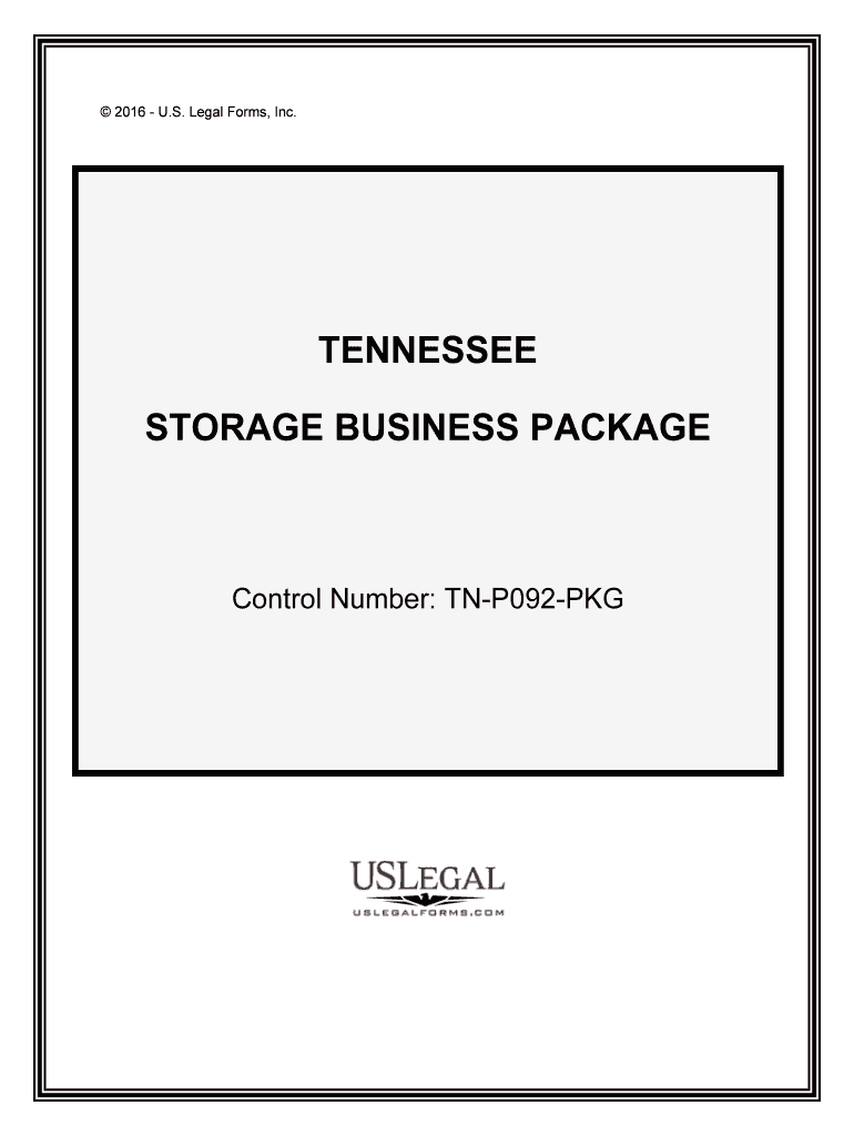 Control Number TN P092 PKG  Form