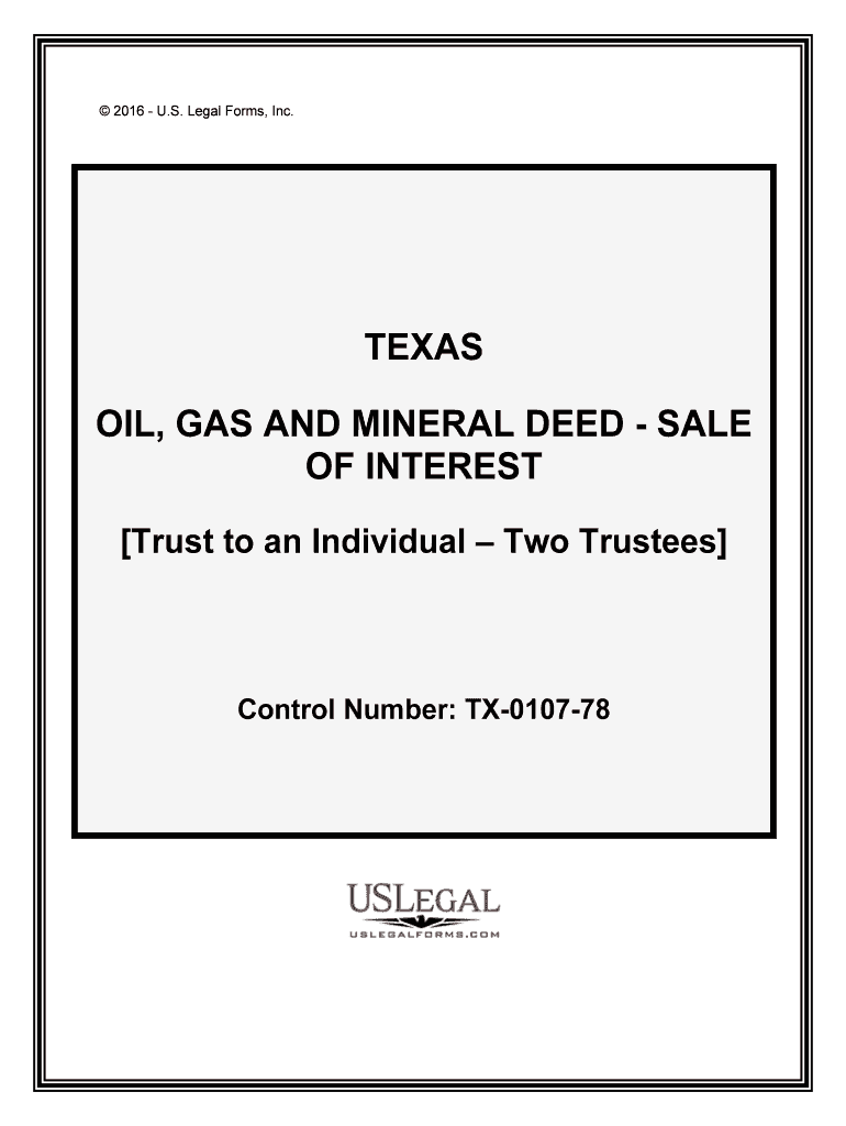 Trust to an Individual Two Trustees  Form