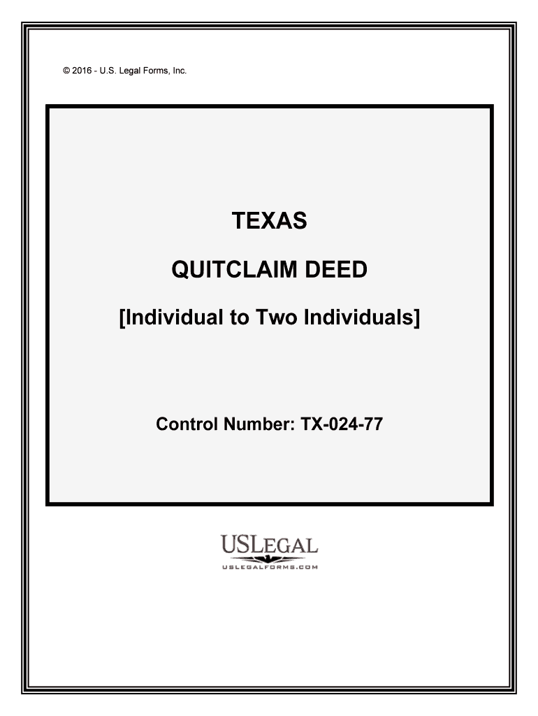 Control Number TX 024 77 Form Fill Out and Sign Printable PDF