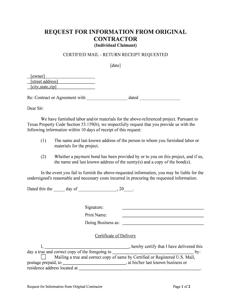 Certified Mail Return Receipt Requested EPA  Form