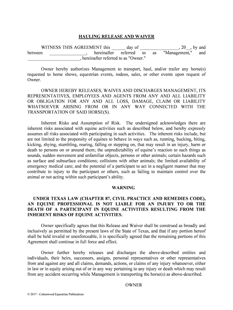 Under TEXAS LAW CHAPTER 87, CIVIL PRACTICE and REMEDIES CODE,  Form