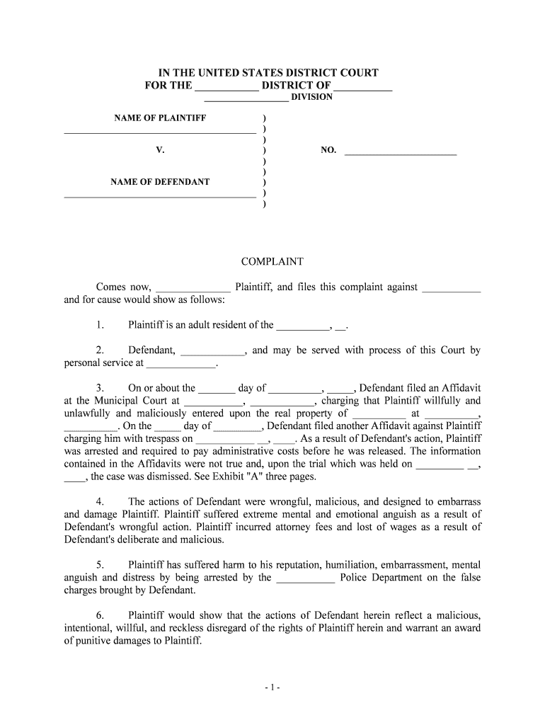 Plaintiff is an Adult Resident of the ,  Form