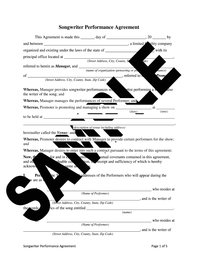 Standard Publisher Agreement BMI Com  Form