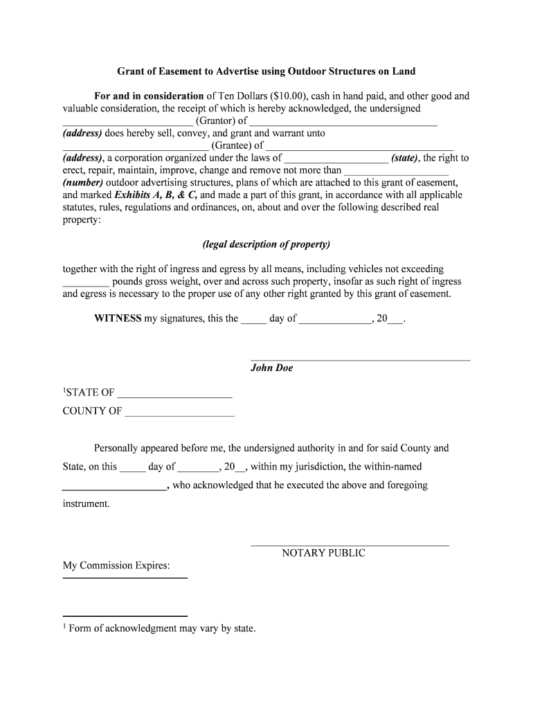 1 STATE of GEORGIACOUNTY of FORSYTHGRANT  Form