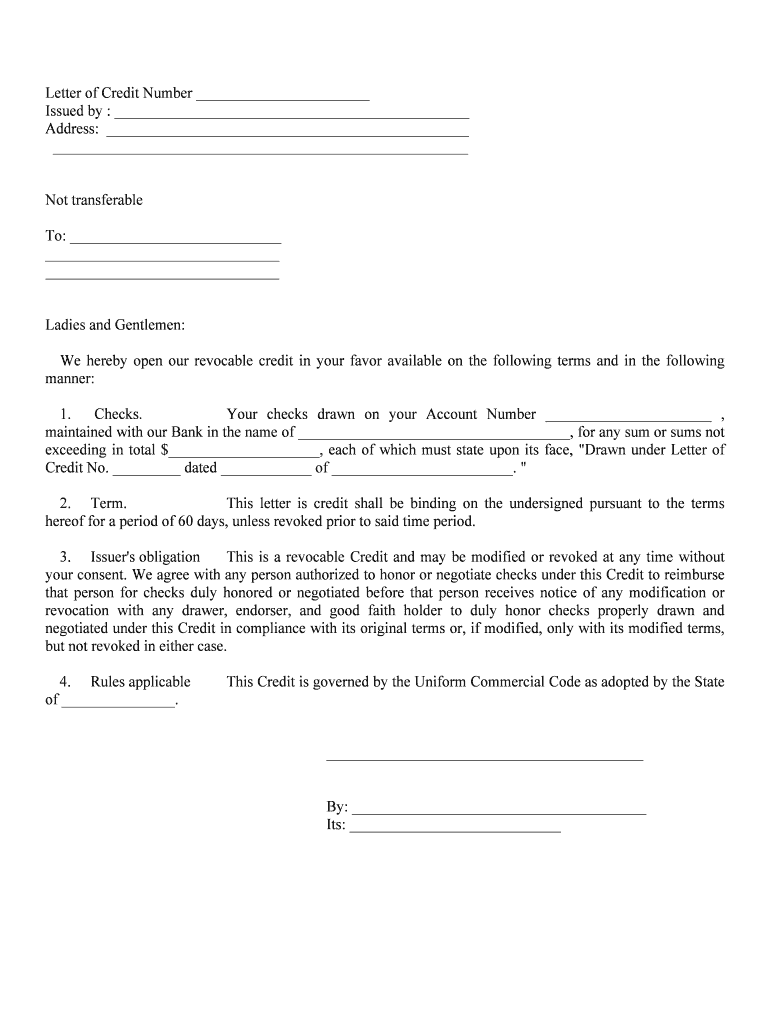 Sample Pre Bid Letter of Credit Duquesne Light Company  Form