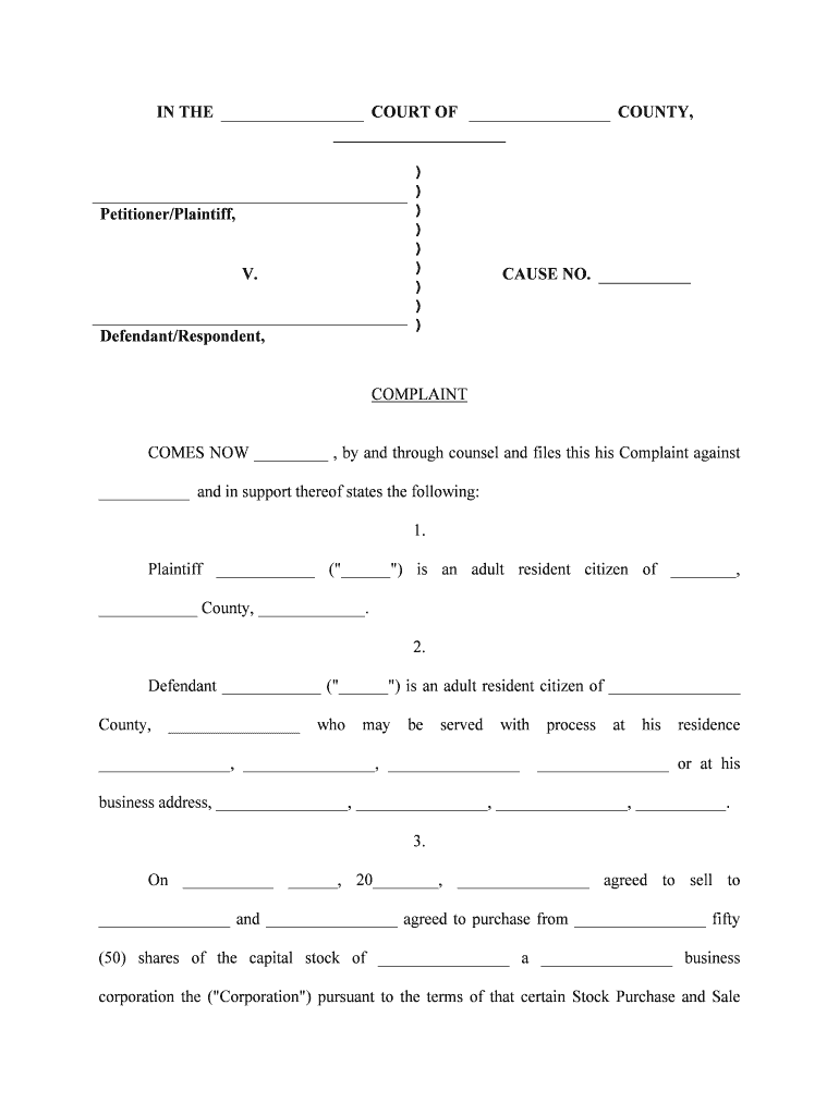 How Court Cases StartNY CourtHelp  Form