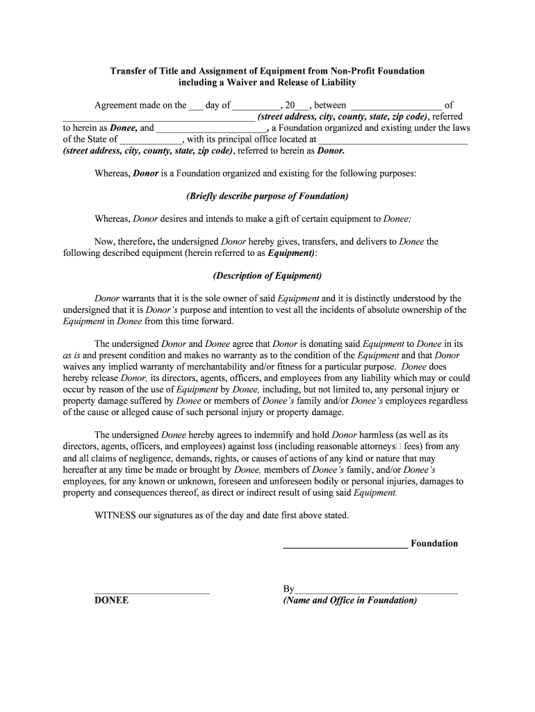 Sample Equipment Use Agreement Brotherhoodmutual Com  Form