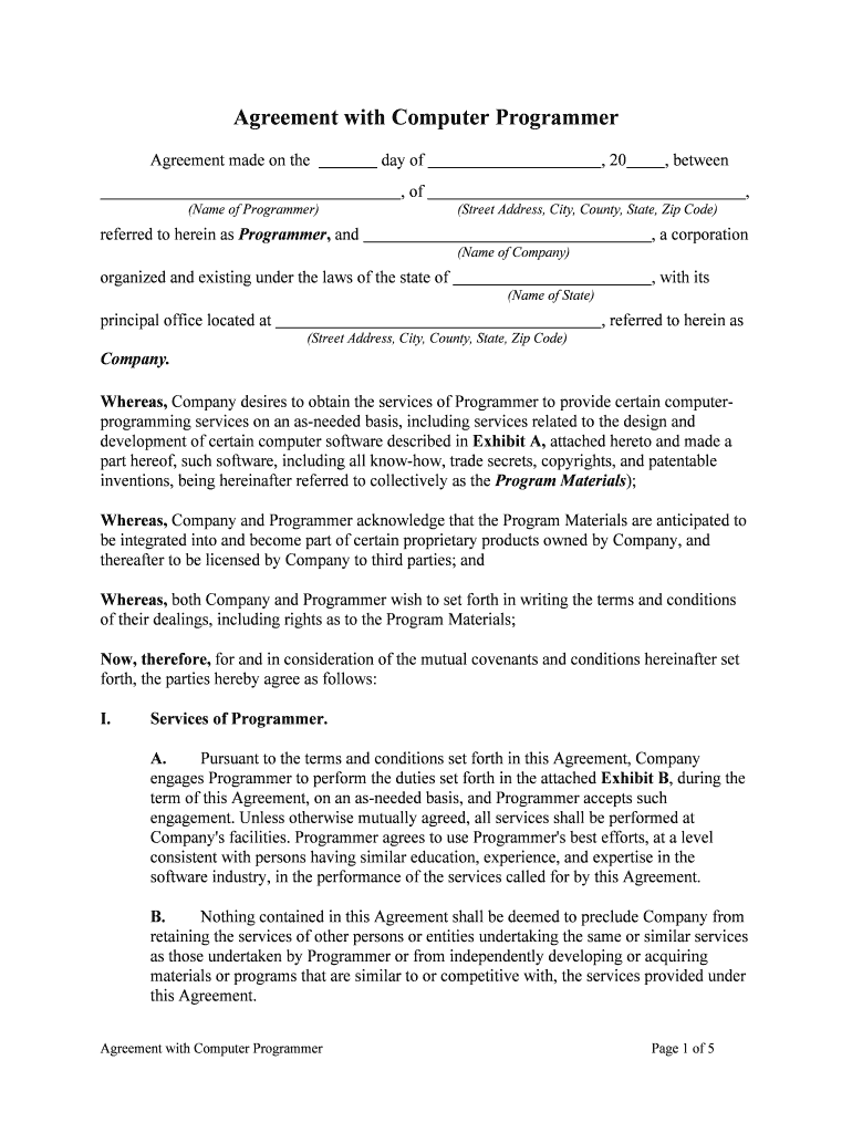 Software Development Agreement Priori  Form