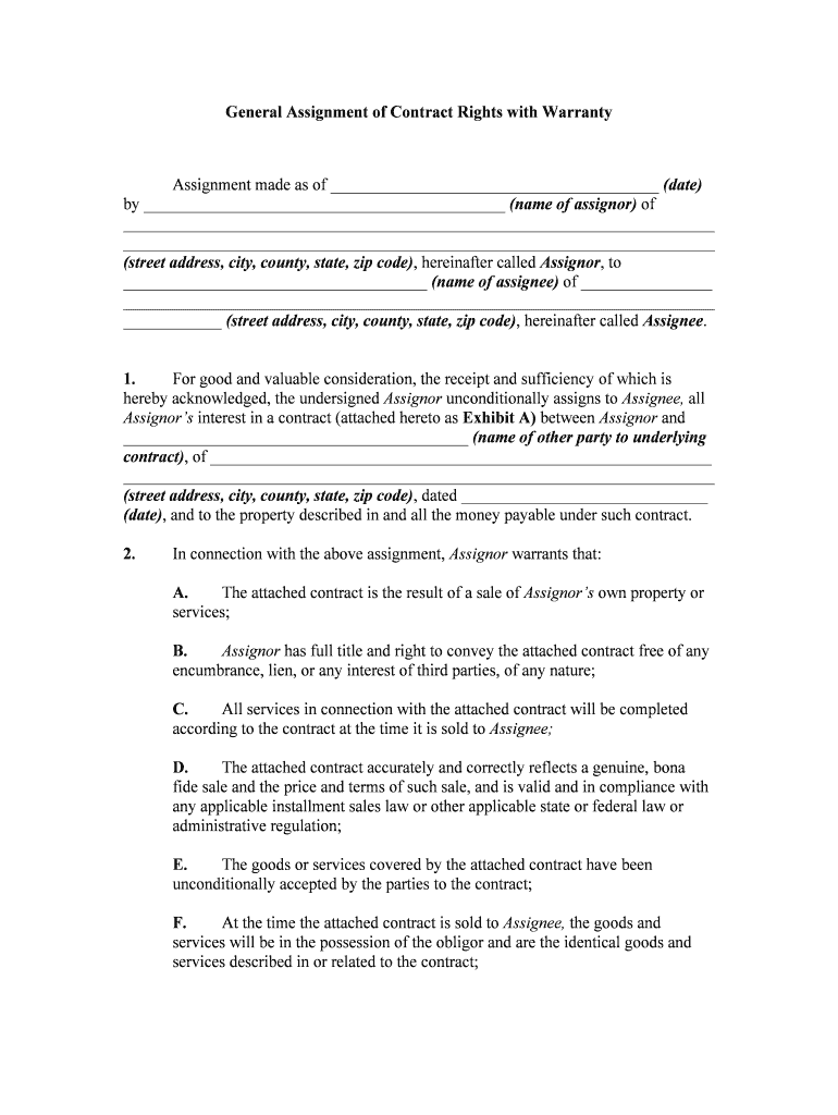 Form of Trademark Assignment SEC Gov