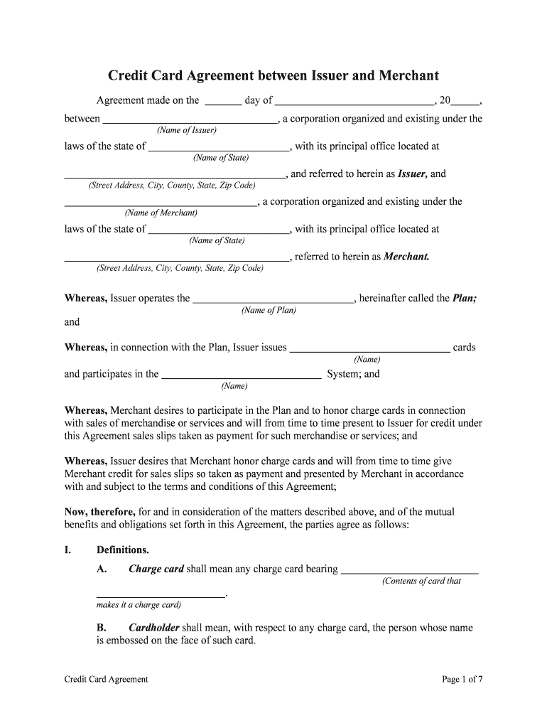 Amended and Restated Private Label Credit Card SEC Gov  Form