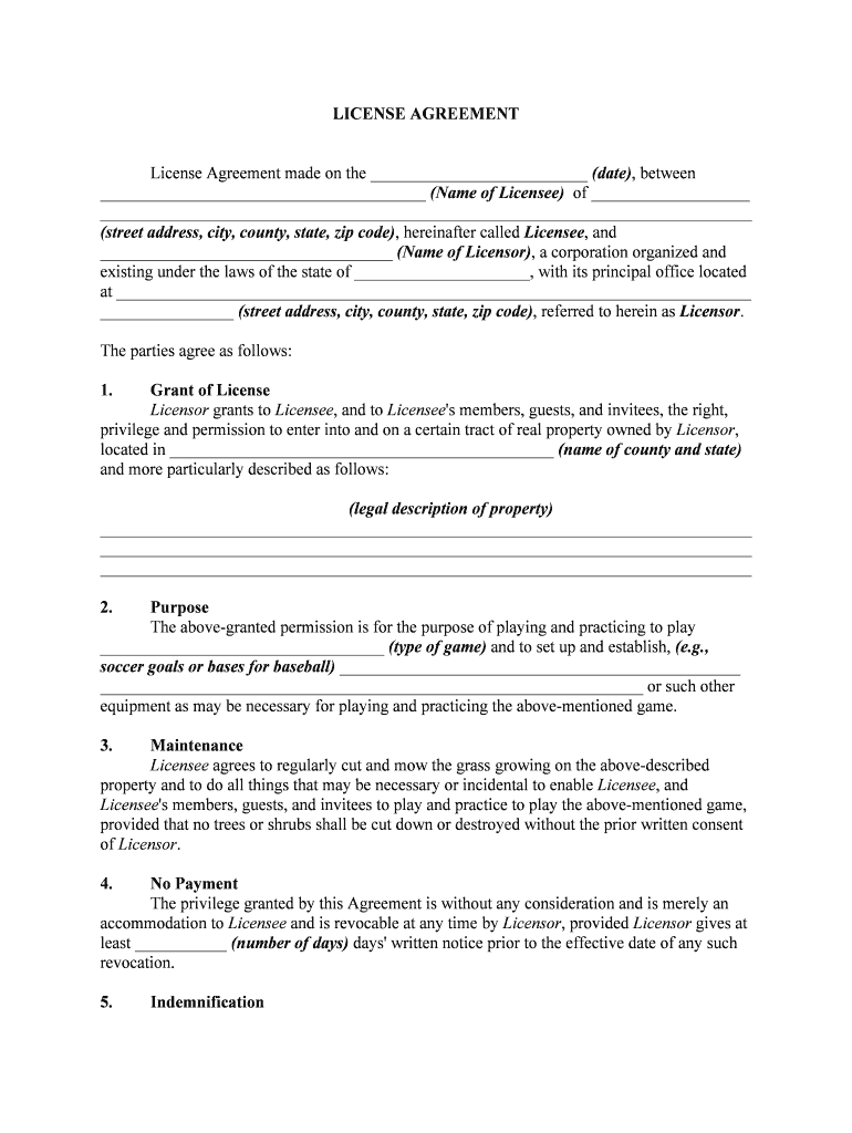 ACCESS LICENSE AGREEMENT This Access License  Form