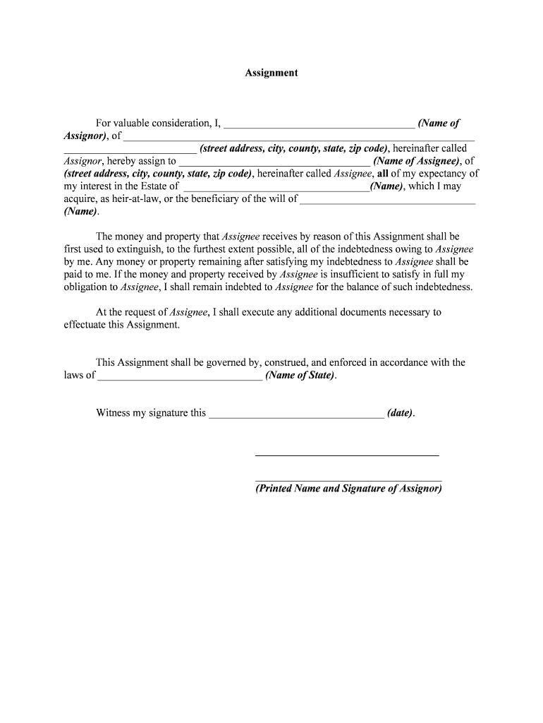 assignment and assumption agreement practical law