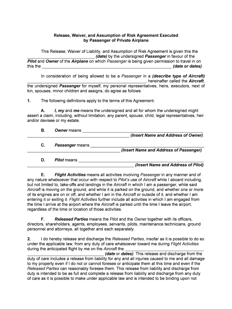 Notice Aopa Occasionally Receives Requests for a Sample  Form