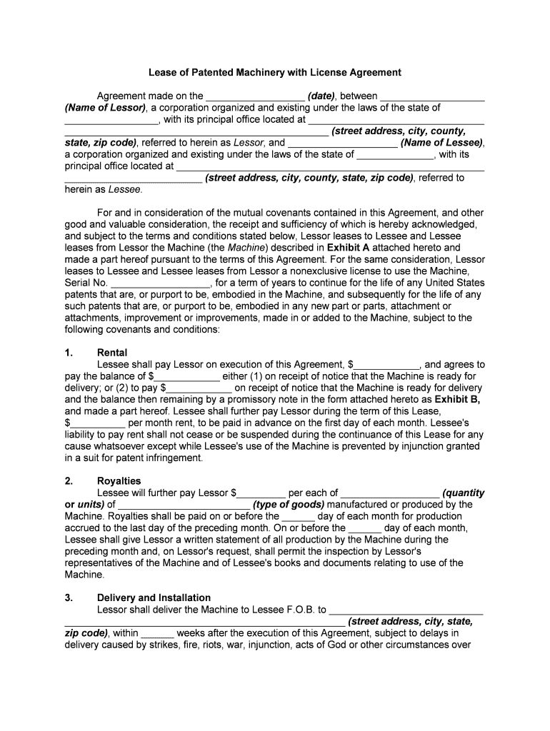 Vocera Communications, Inc Master Lease Agreement  Form