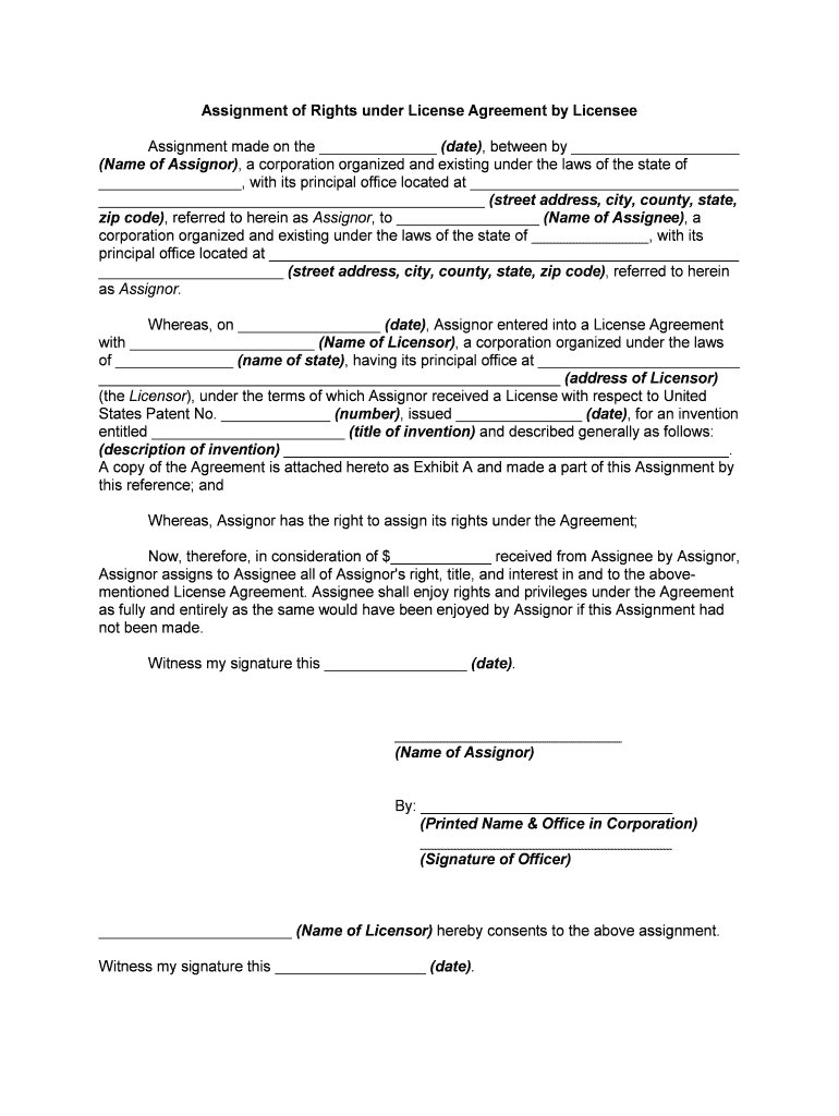 Solved ASSIGNMENT below is a Sample of a Software Licensing  Form