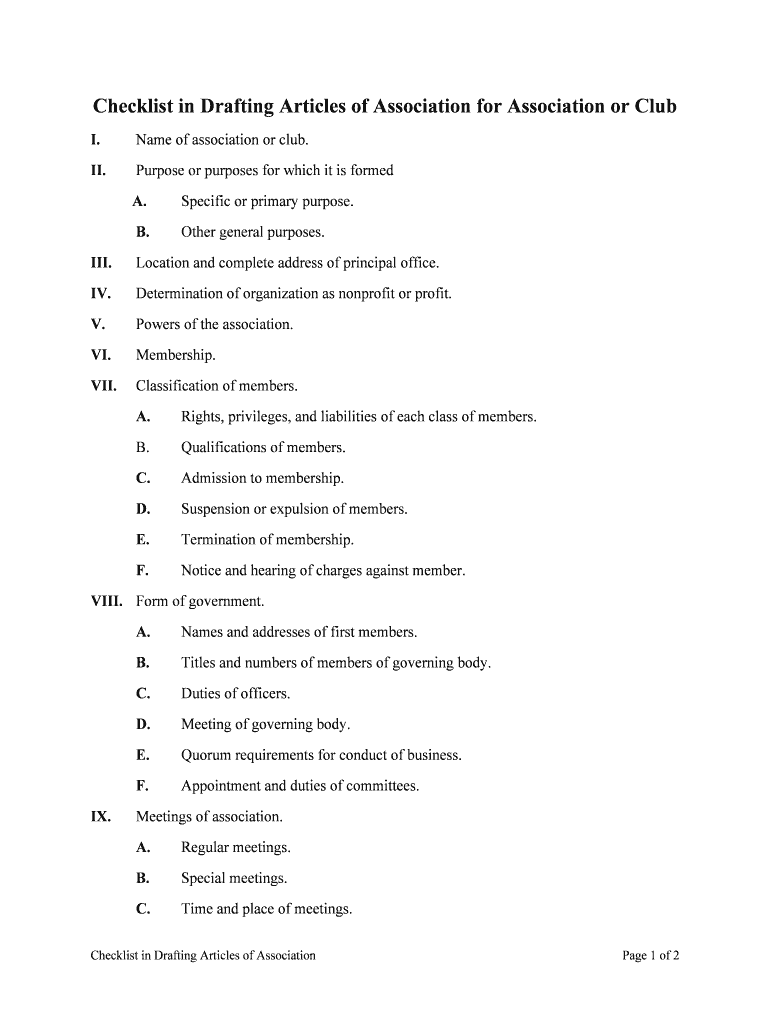 Suggested Language for Corporations and Associations  Form