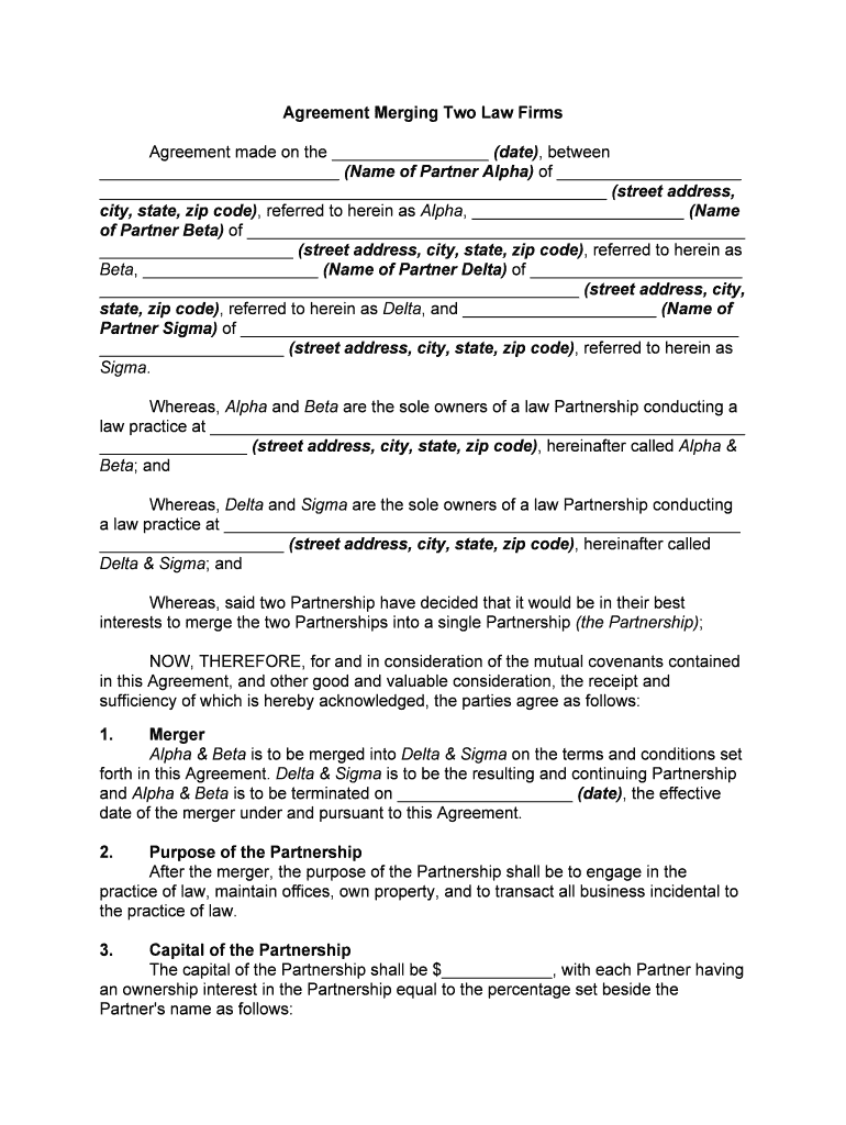 Instructions Statement of Merger Surviving Entity is a  Form