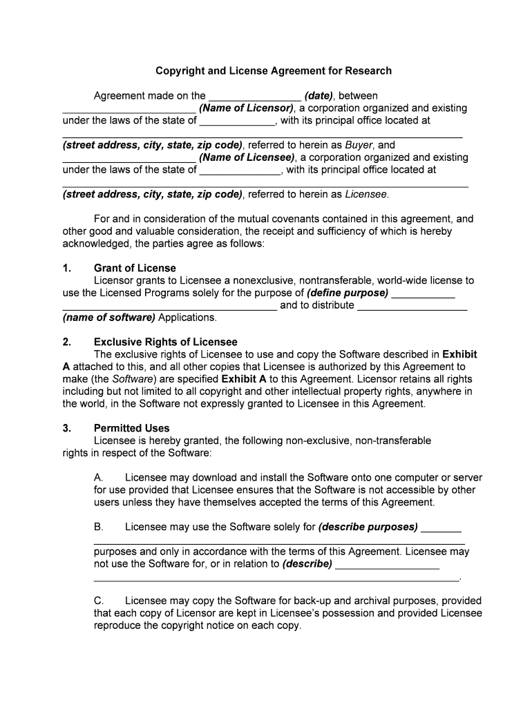 PDF EZ Startup License Agreement Updated September 16  Form