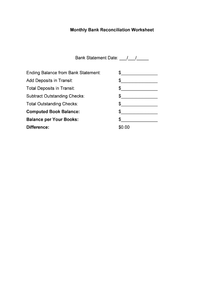 What Are Some Reasons that Cause the Balance on the Bank  Form