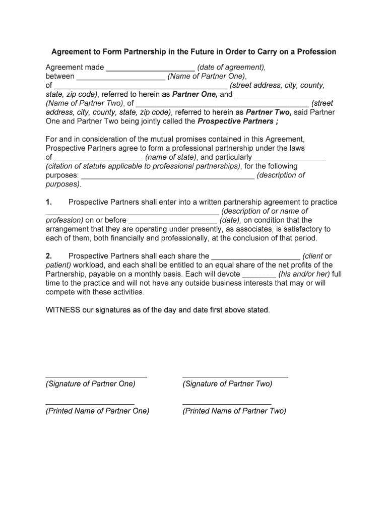 Letter of Agreement between Two Parties Sample Letter  Form