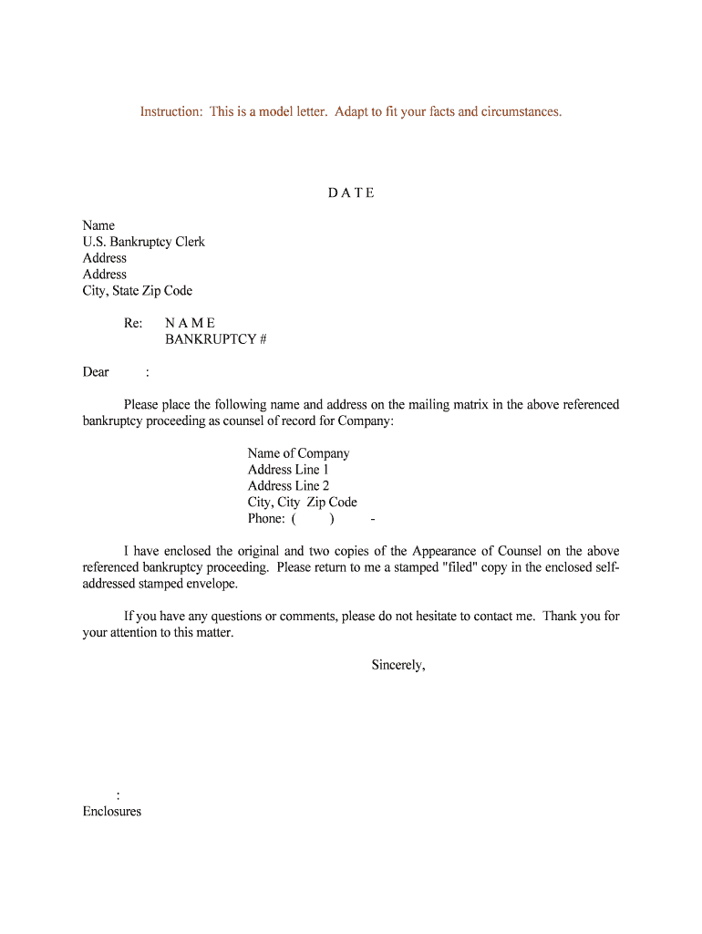 Court Application United States Bankruptcy Court  Form