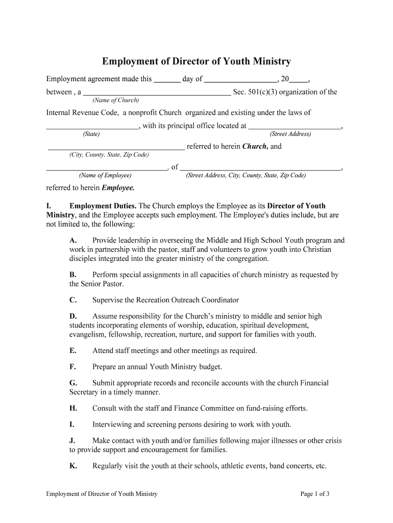 Churches DefinedInternal Revenue Service  Form