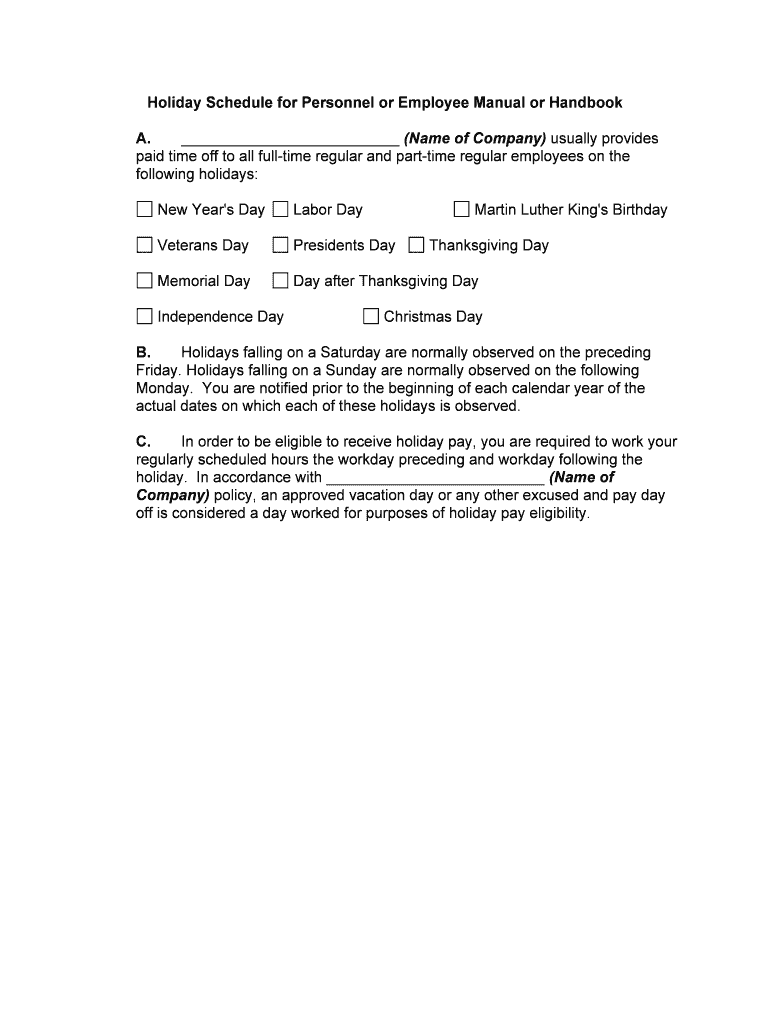 Vacation Policies and Time off Hrsimple  Form