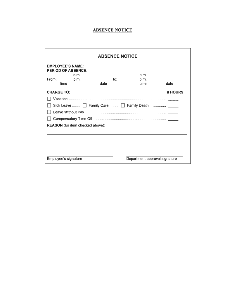 Sick Leave to Care for a Family Member with a Serious Health  Form