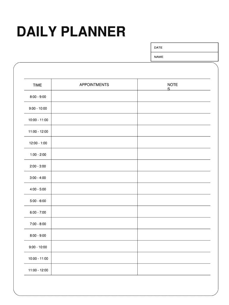 Weekly Planner Template Edit, Fill, Sign OnlineHandypdf  Form