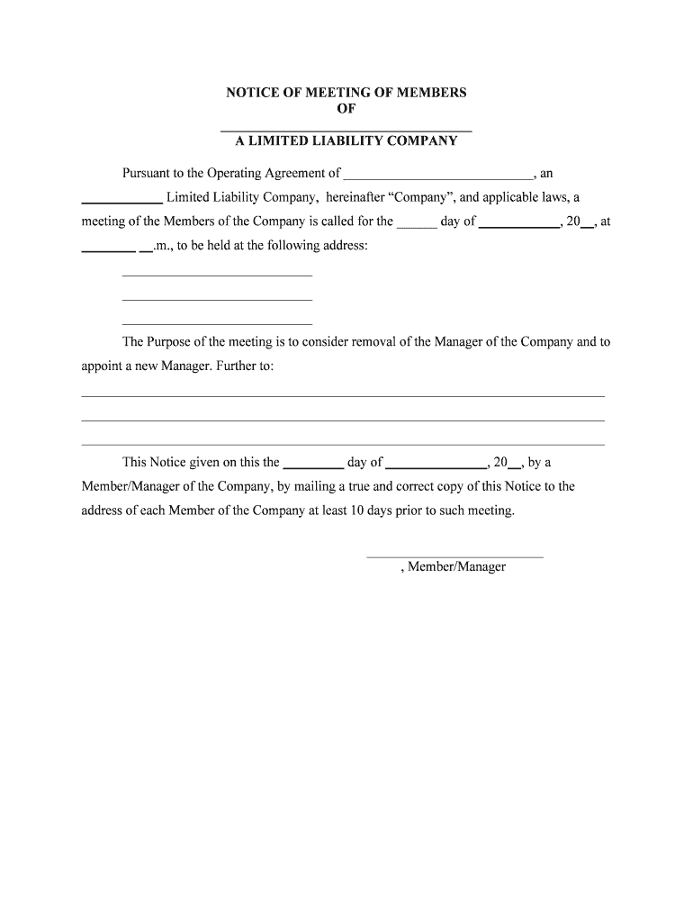 Operating Agreement of L &amp;amp;amp; L Transportation, LLC  Form
