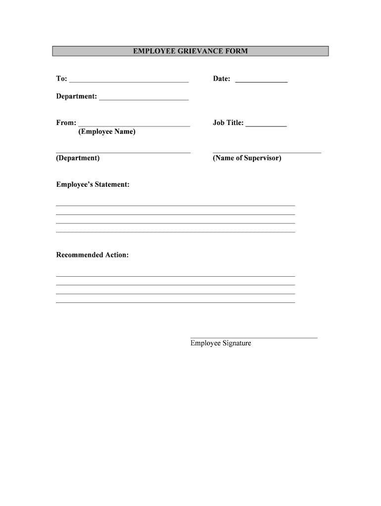 Employee Complaint Forms for MS WordWord &amp;amp;amp; Excel Templates