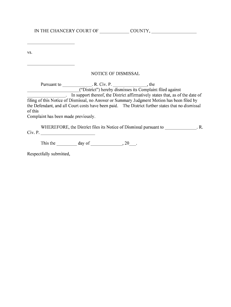 LOCAL RULES for SIXTH CHANCERY COURT DISTRICT of  Form