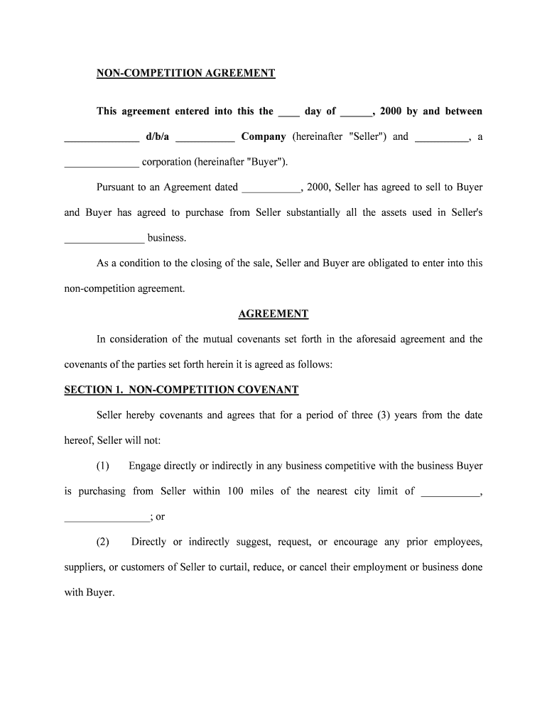 CONSULTANT and NON COMPETE AGREEMENT SEC  Form