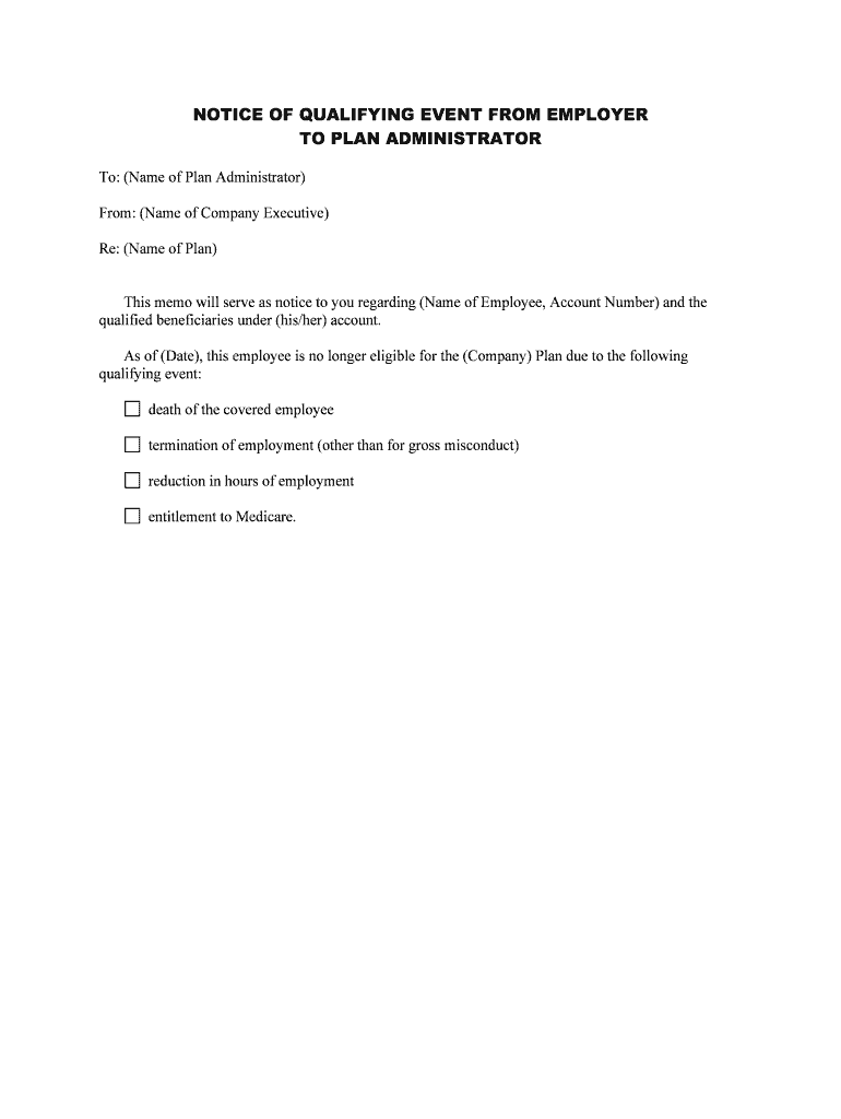 COBRA FAQs New Mexico General Services Department  Form