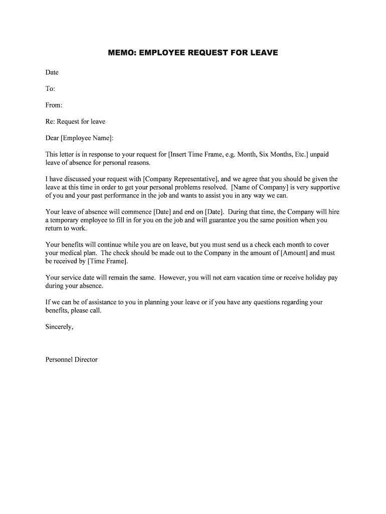 unpaid leave application letter sample