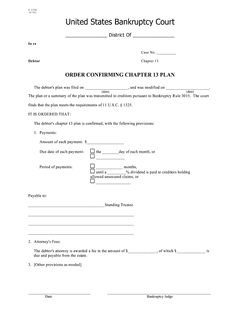 B 230B  Form