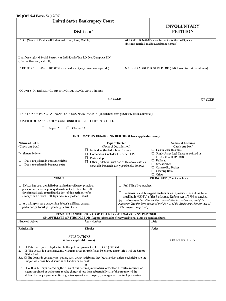 Form B5 Fillable Fill Online, Printable, Fillable, BlankPDFfiller