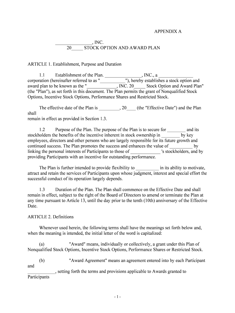 Form of Stock Option Agreement for Israeli Employees