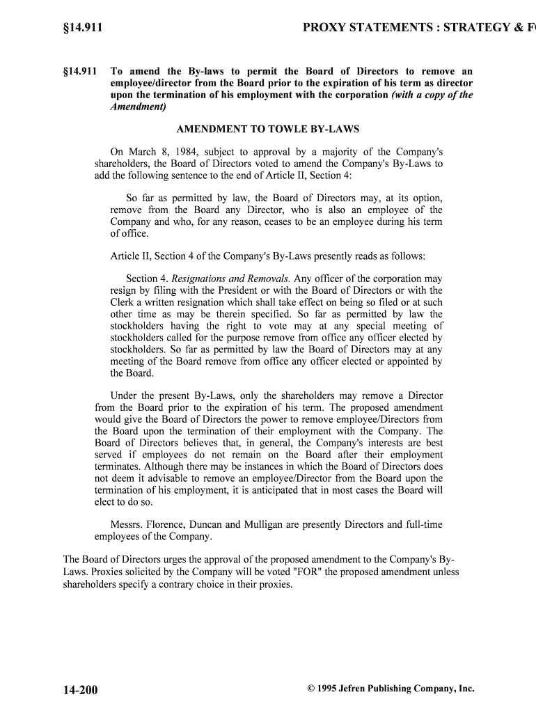 PROXY STATEMENTS STRATEGY &amp; FO  Form