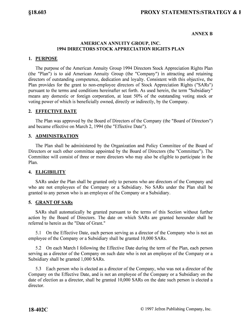 PROXY STATEMENTSSTRATEGY &amp; F  Form