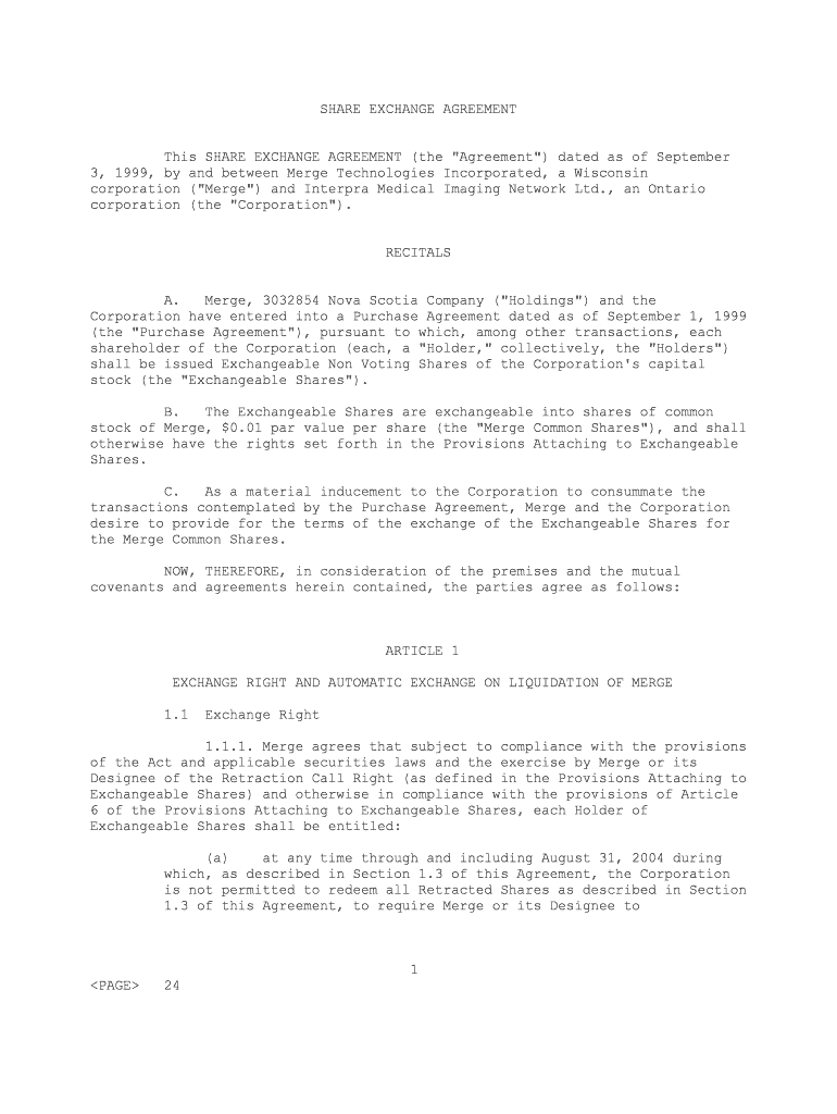 Agreement and Plan of Merger, Dated November 7 SEC Gov  Form