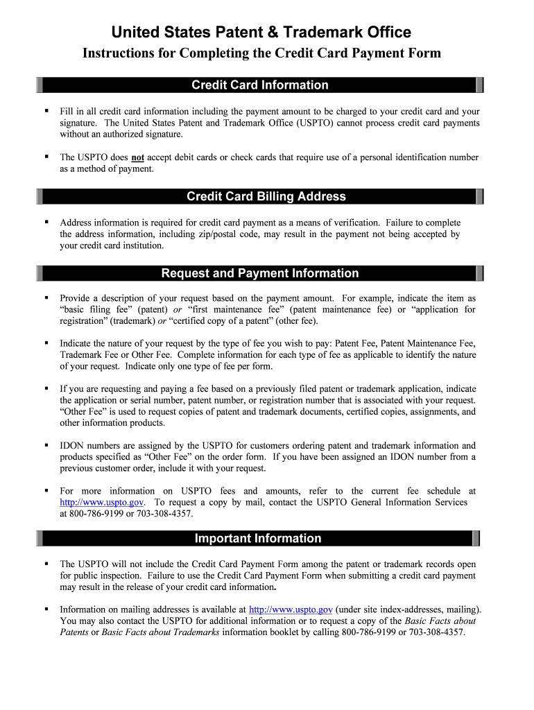 Form G 1450, Authorization for Credit Card USCIS