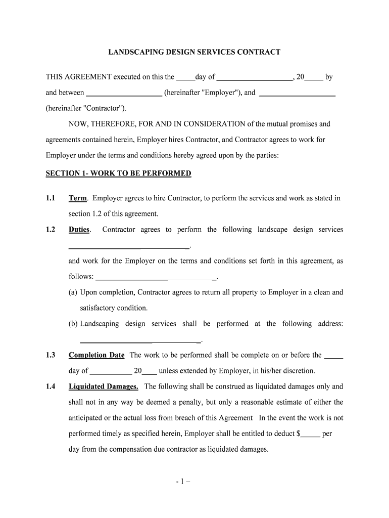 Short Form Contractor Agreement Wp Demo