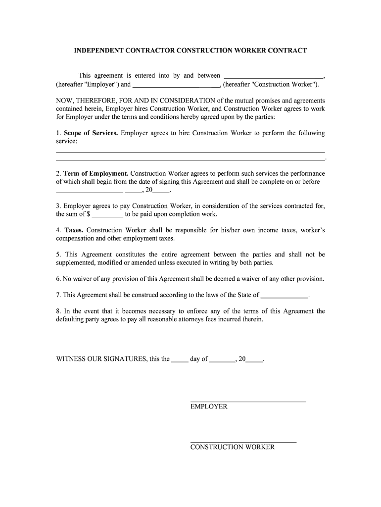 CONSTRUCTION CONTRACT Invitation for Bids for  Form