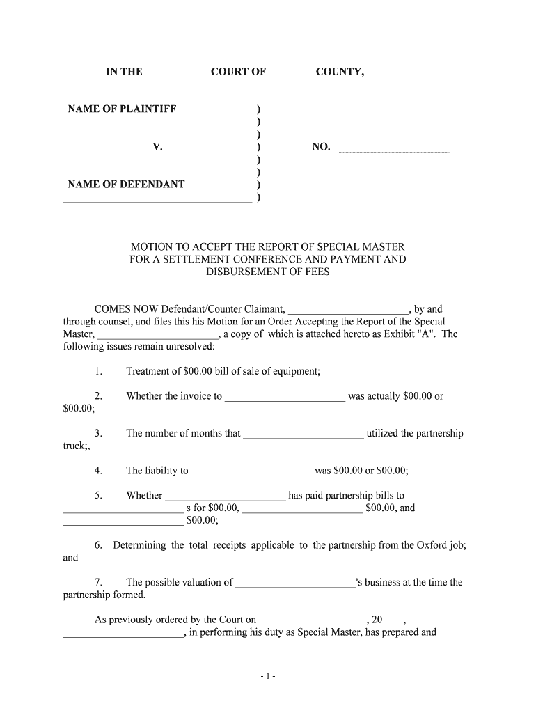 Order Appointing Special Master San Mateo Superior Court  Form