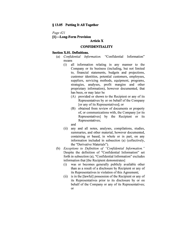 Principle IV 6 13 Duty of ConfidentialityTrans Lex Org  Form
