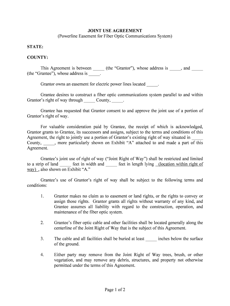 Indefeasible Right of Use Agreement SEC Gov  Form