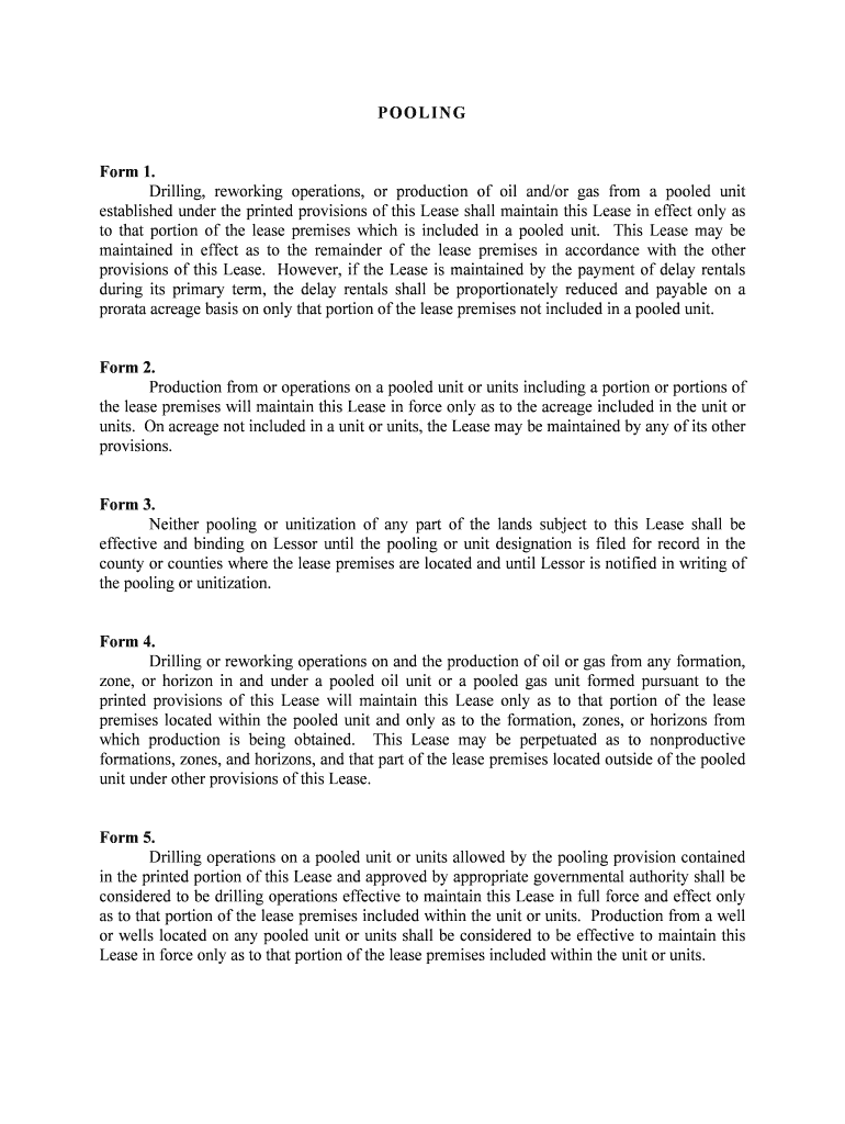 Author, Oil &amp;amp; Gas Lease Perpetuation Operating, Reworking  Form