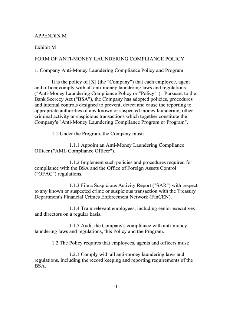 Appendix I Department of Justice  Form